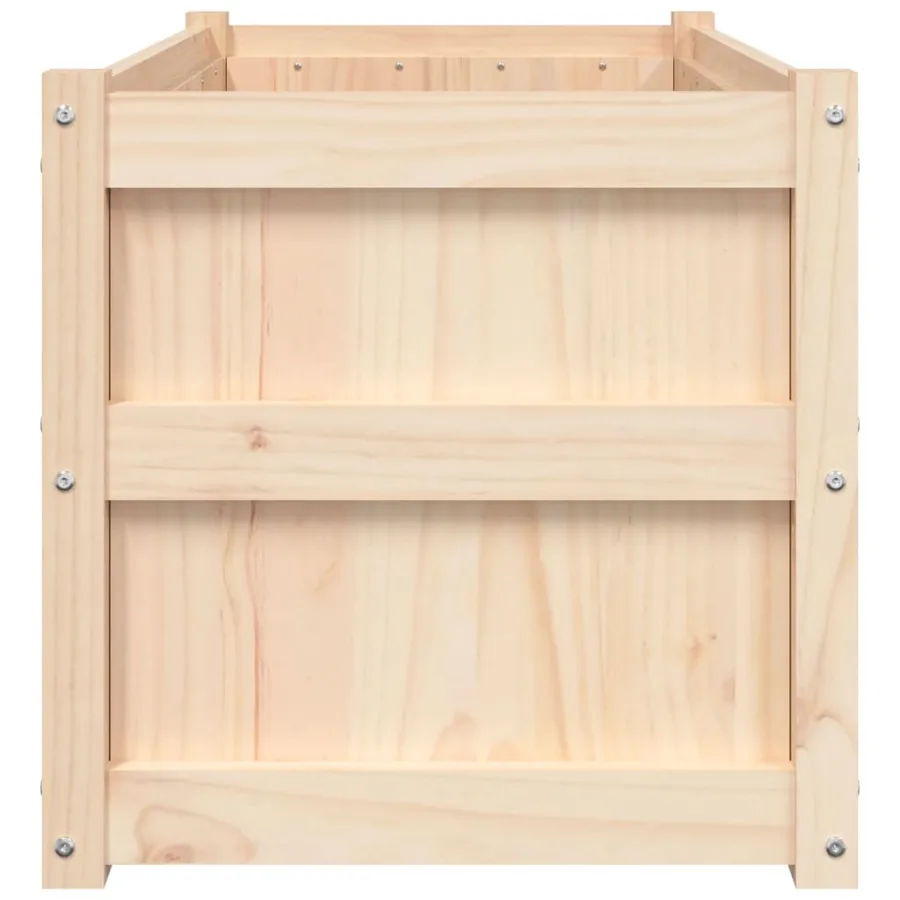 Jardinières 2 pcs bois de pin massif - 7