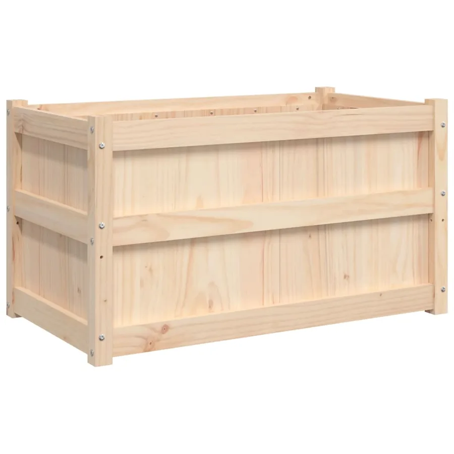 Jardinières 2 pcs bois de pin massif - 8