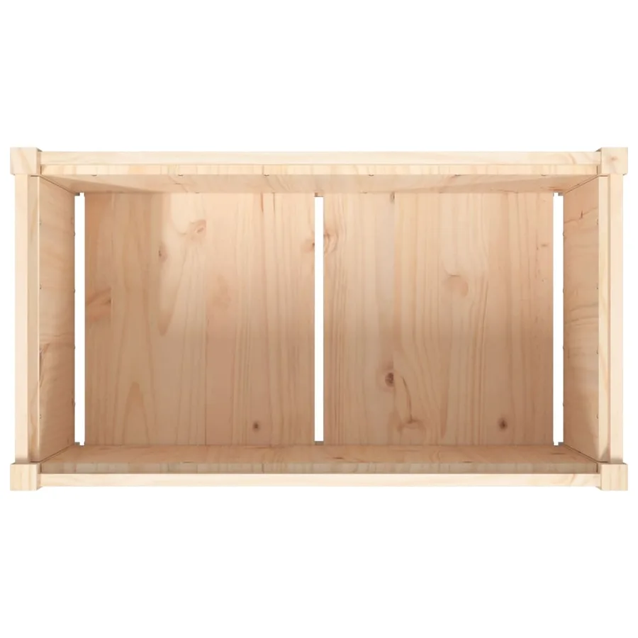Jardinières 2 pcs bois de pin massif - 9