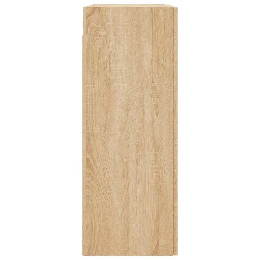 Armoires murales 2 pcs chêne sonoma bois d'ingénierie - 7