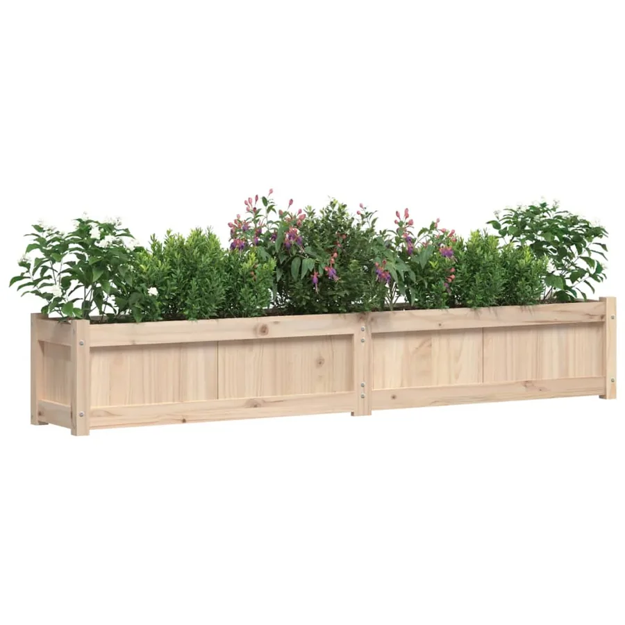 Jardinières 2 pcs bois de pin massif - 3