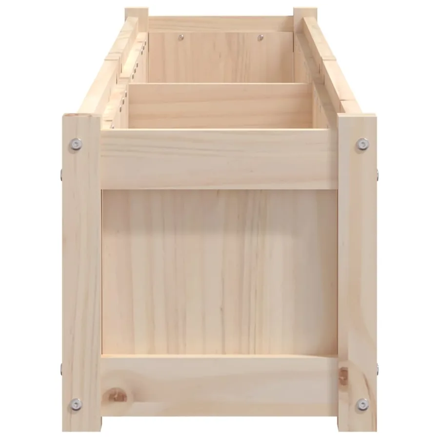 Jardinières 2 pcs bois de pin massif - 6