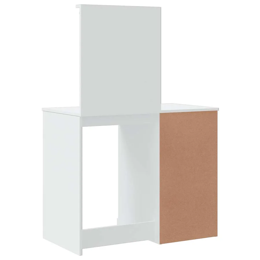 Coiffeuse avec lumières LED blanc 90x42x132,5 cm - 7
