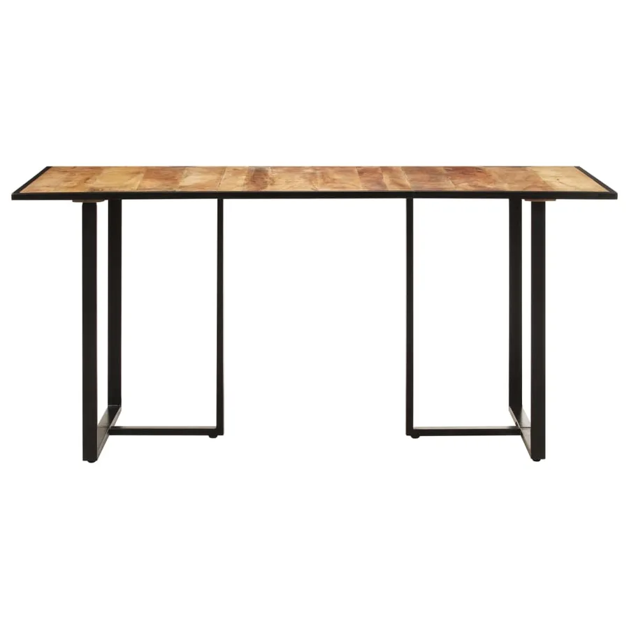 Table à manger 200 cm Bois de manguier brut - 2