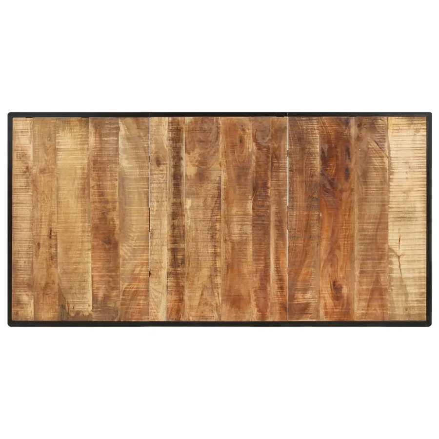 Table à manger 200 cm Bois de manguier brut - 4