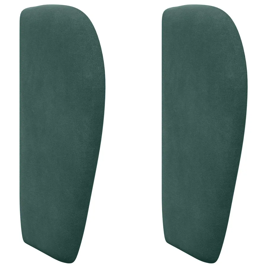 Oreille de tête de lit Vert 40 x 23 x 6 cm Velours - 2