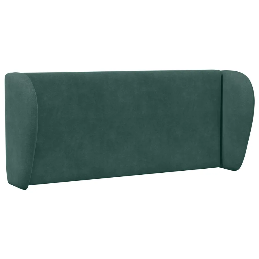 Oreille de tête de lit Vert 40 x 23 x 6 cm Velours - 3