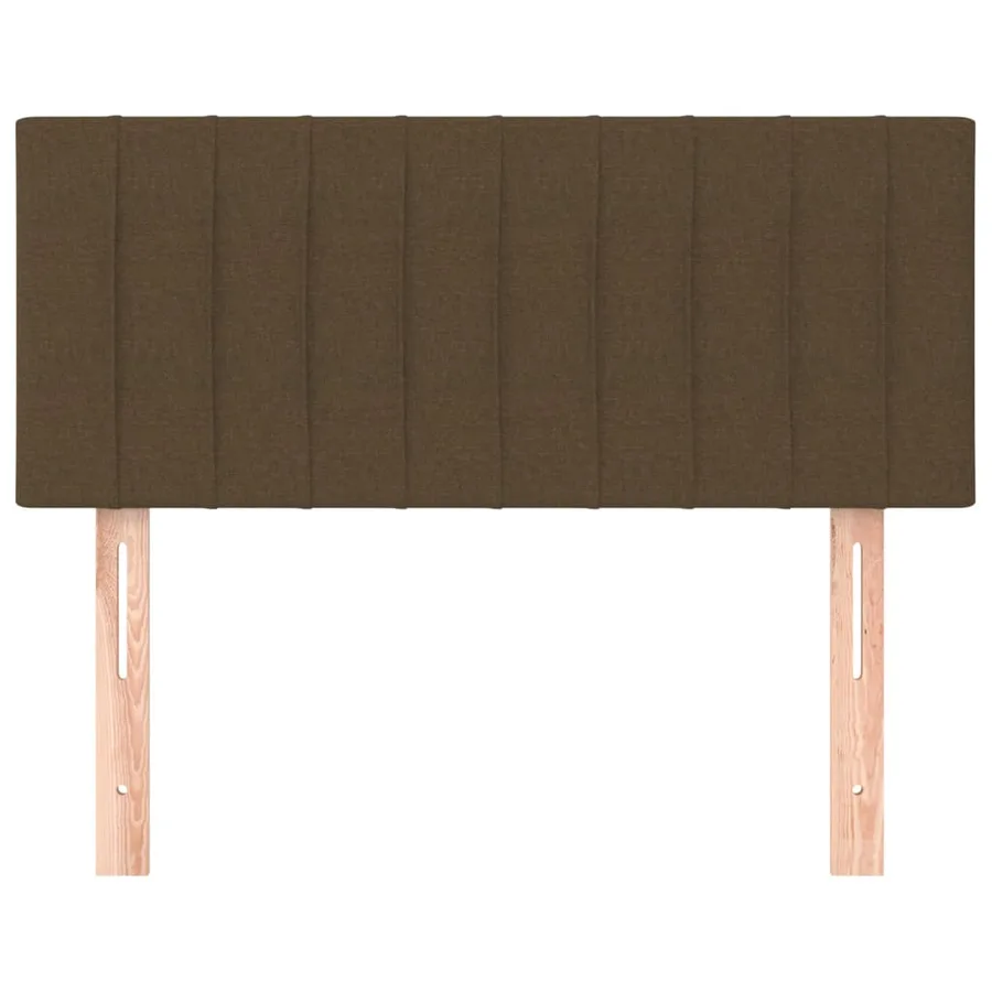 Tête de lit Marron Foncé 80x5x78/88 cm Tissu - 3