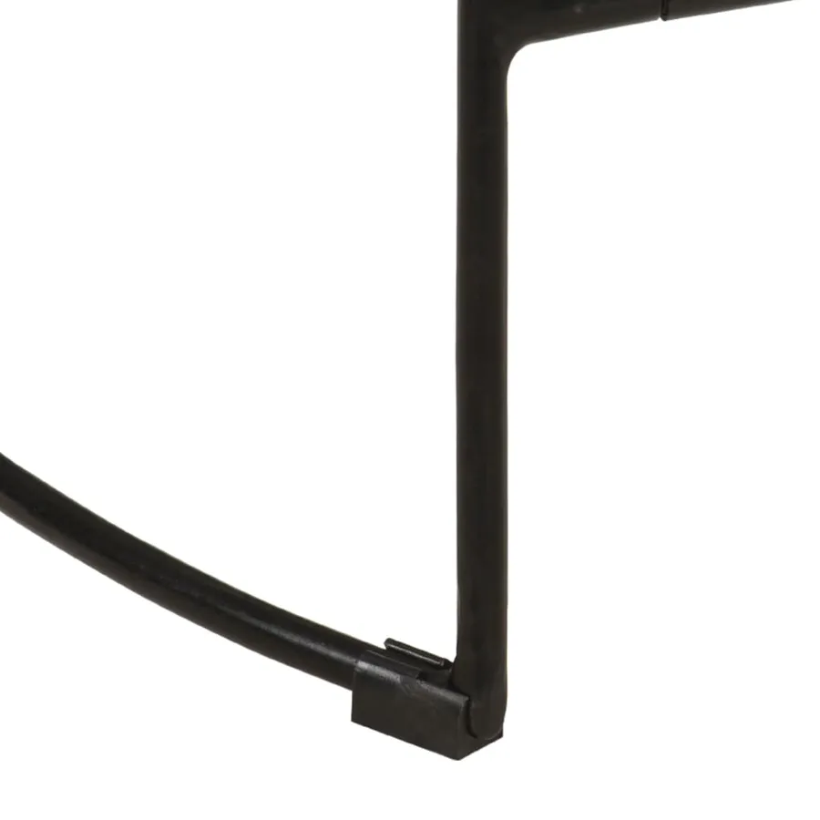 Tabourets de bar Gavin lot de 2 45x38x53cm bois massif manguier - 8