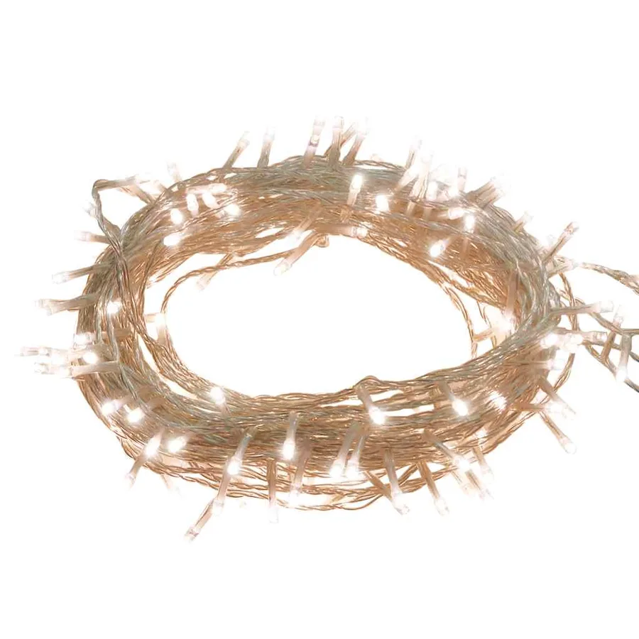 Guirlande LED avec 150 LED Blanc chaud 15 m PVC - 2