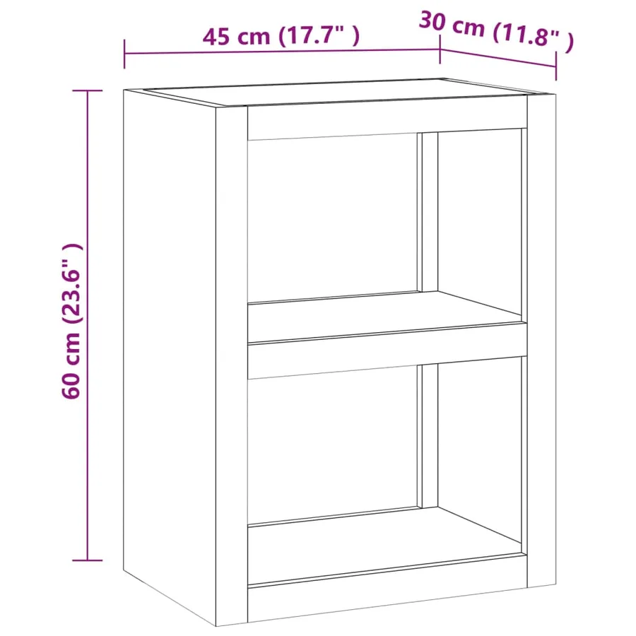 Table d'appoint 45x30x60 cm Bois massif de teck - 6