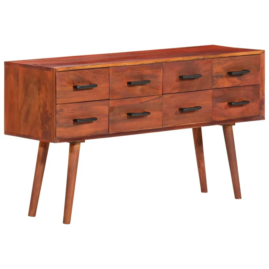 Buffet 110x30x59 cm Bois massif de manguier - 12