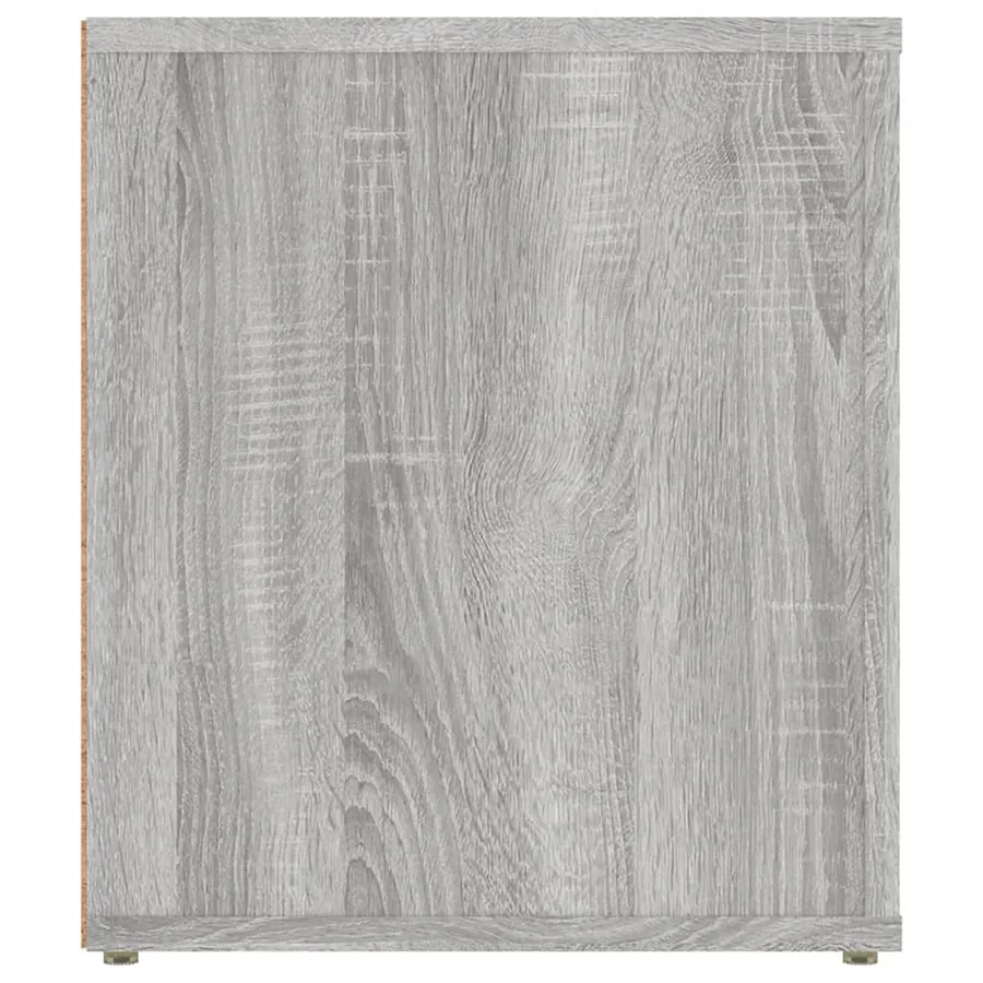 Meuble TV Sonoma gris 100x35x40 cm Bois d'ingénierie - 8