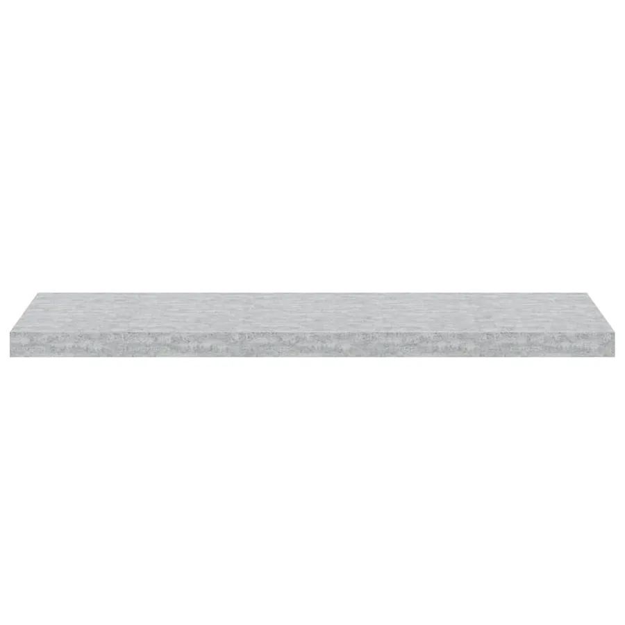 Étagère murale flottante Gris béton 90x23,5x3,8 cm MDF - 6
