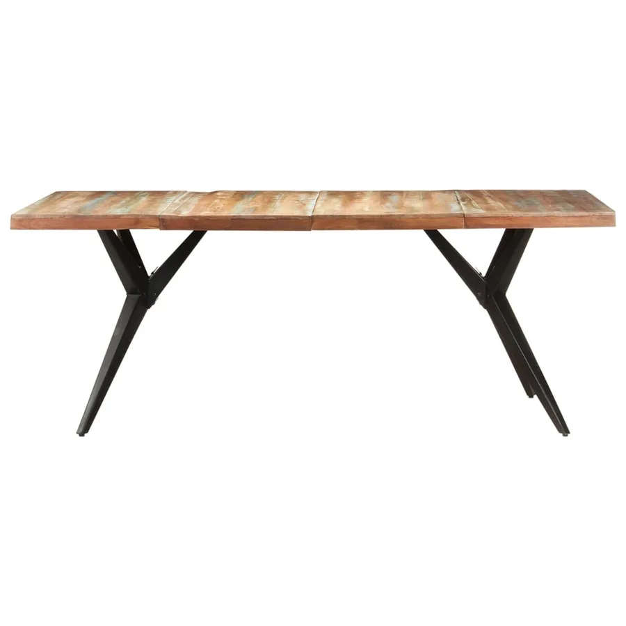 Table à manger 200x90x76 cm Bois de récupération massif - 2