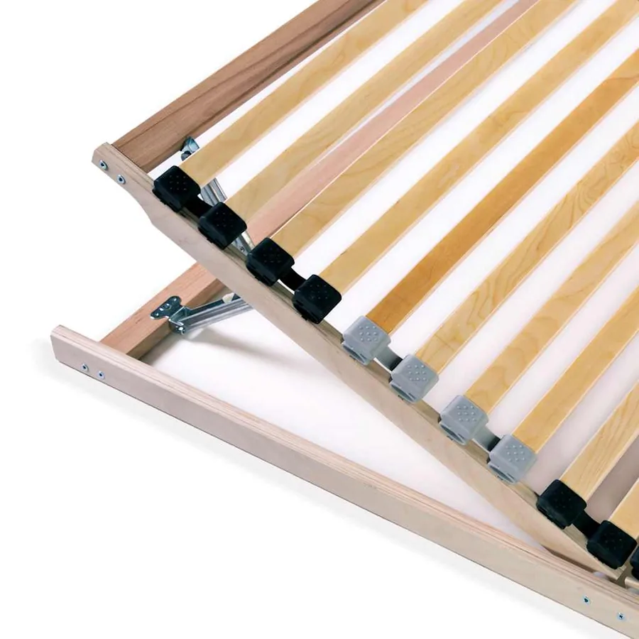 Sommier à lattes sans matelas avec 28 lattes 7 zones 80x200 cm - 7