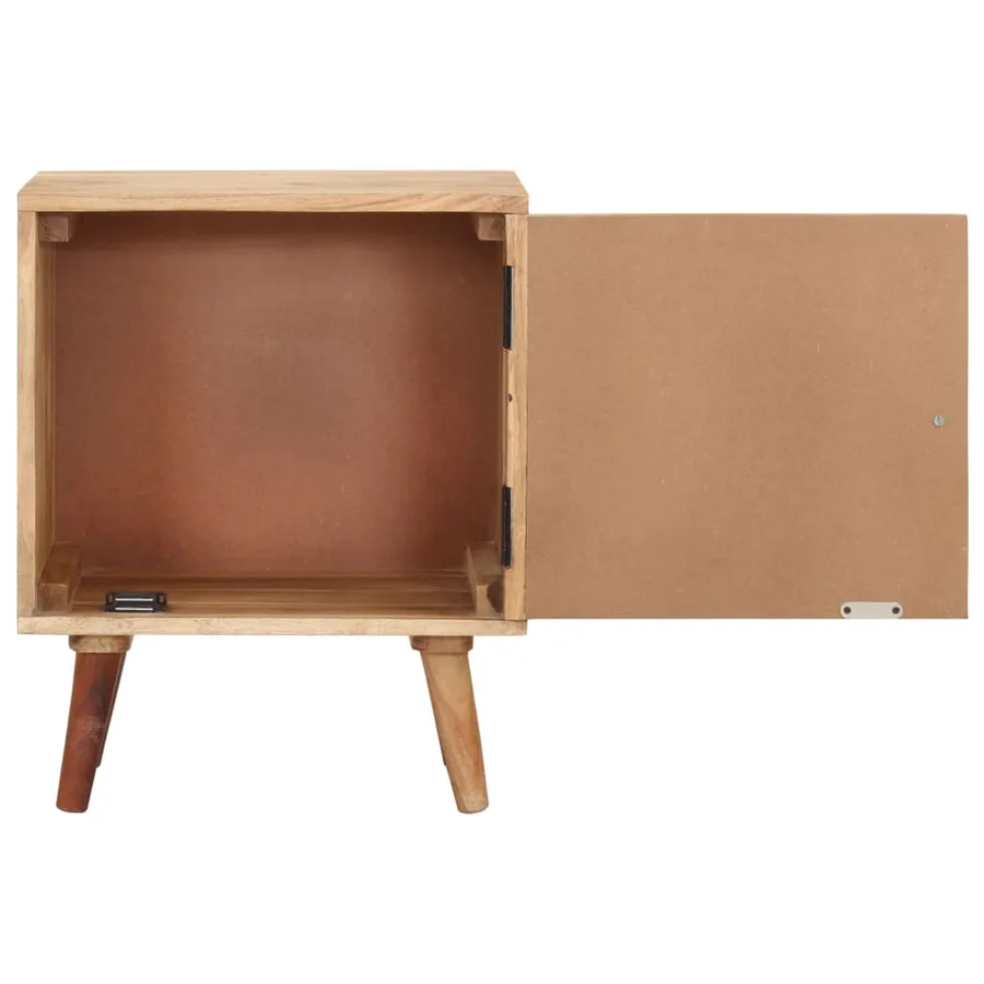 Table de chevet 40x30x50 cm Bois d'acacia massif - 6