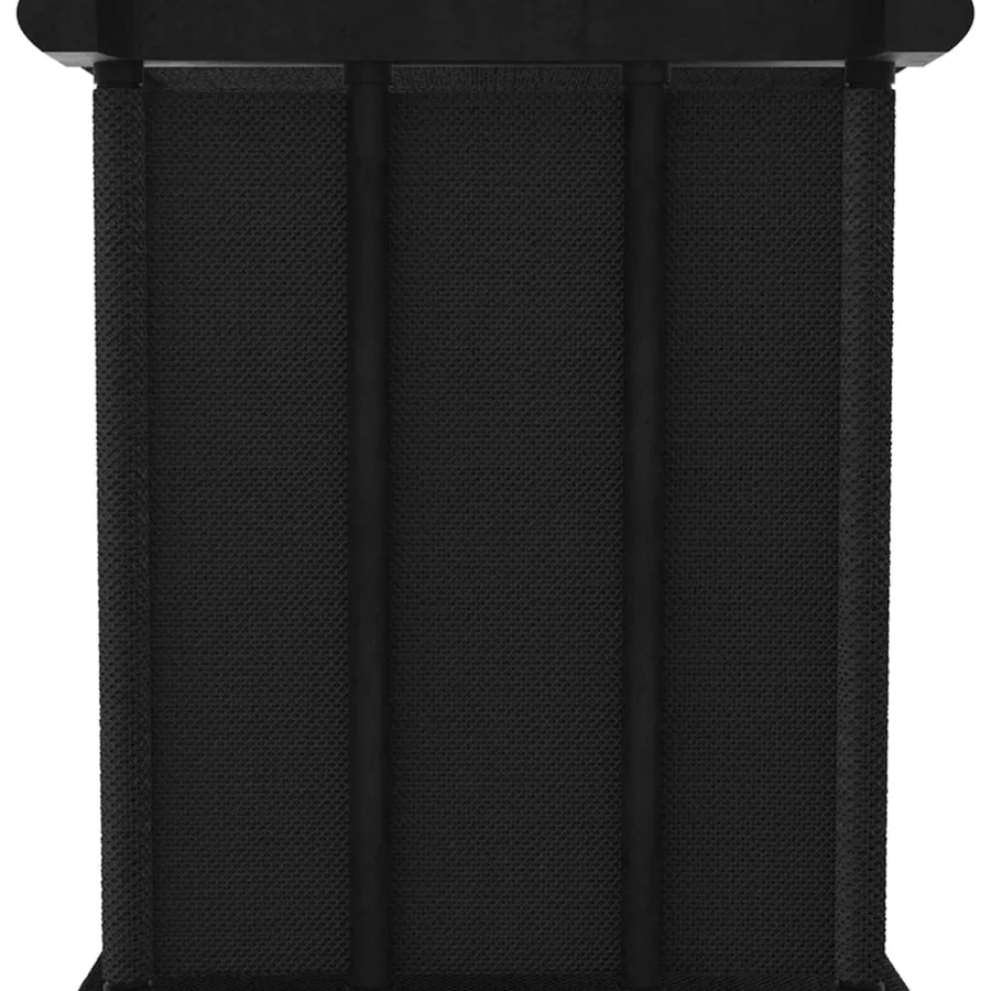 Étagère d'affichage 9 cubes Noir 103x30x107,5 cm Tissu - 5