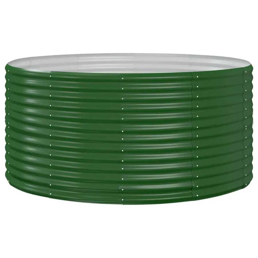 Jardinière surélevée Vert 140 x 140 x 68 cm Acier galvanisé - 2