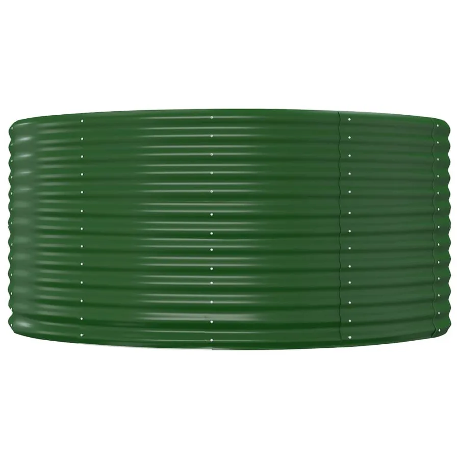 Jardinière surélevée Vert 140 x 140 x 68 cm Acier galvanisé - 3
