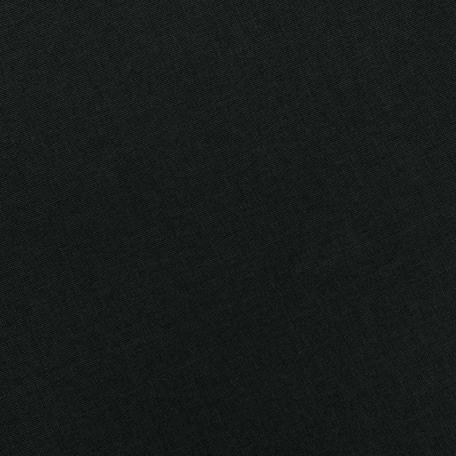 Fauteuil avec repose-pied Noir Tissu - 7