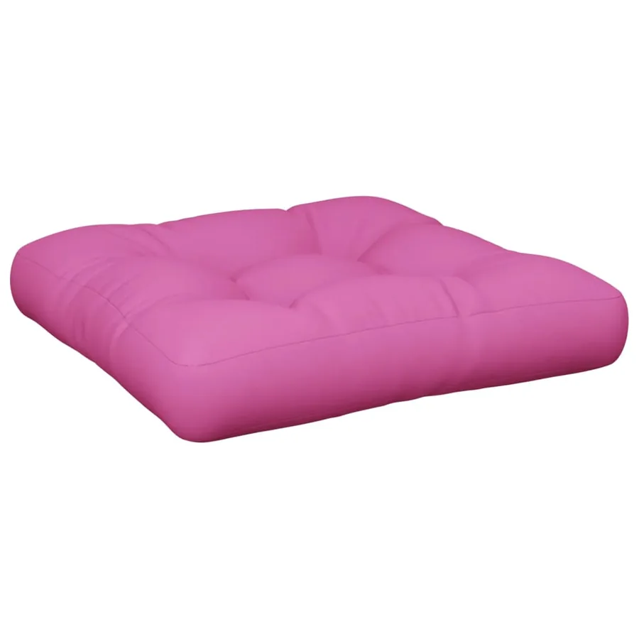 Coussins de palette lot de 2 rose tissu - 5