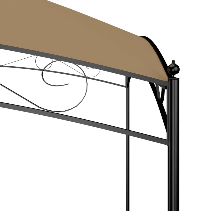 Belvédère 3x4x2,65 m Taupe 180 g/m² - 4