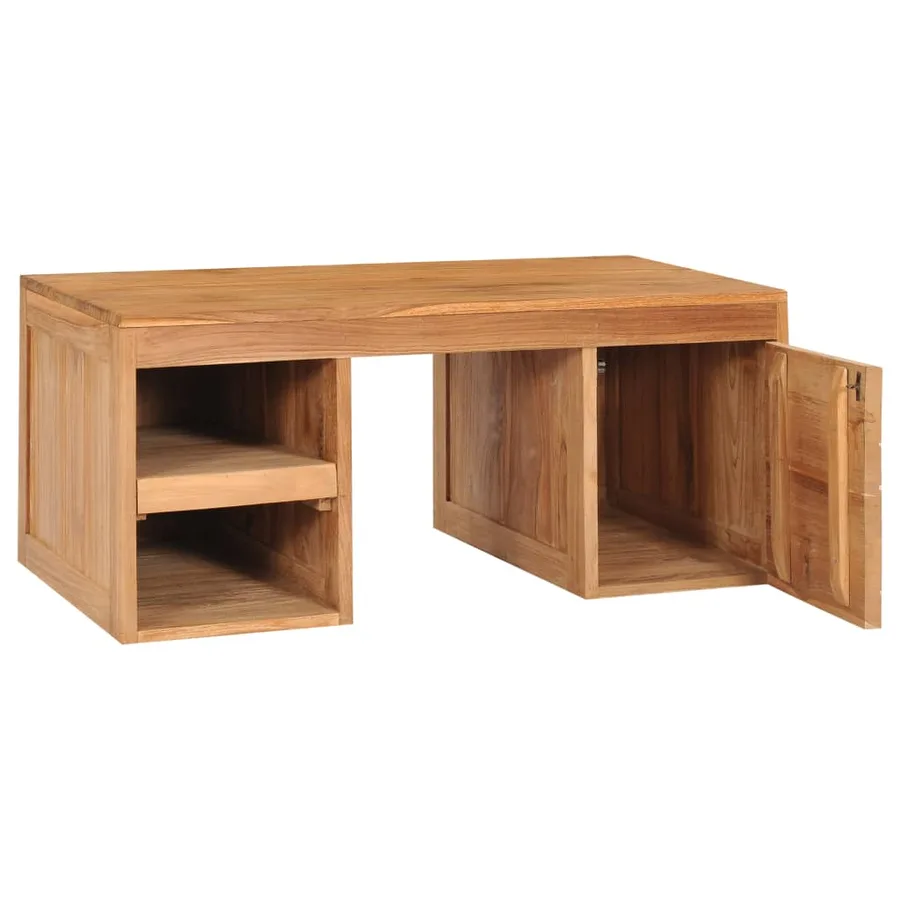 Table basse 90x50x40 cm bois de teck massif - 3