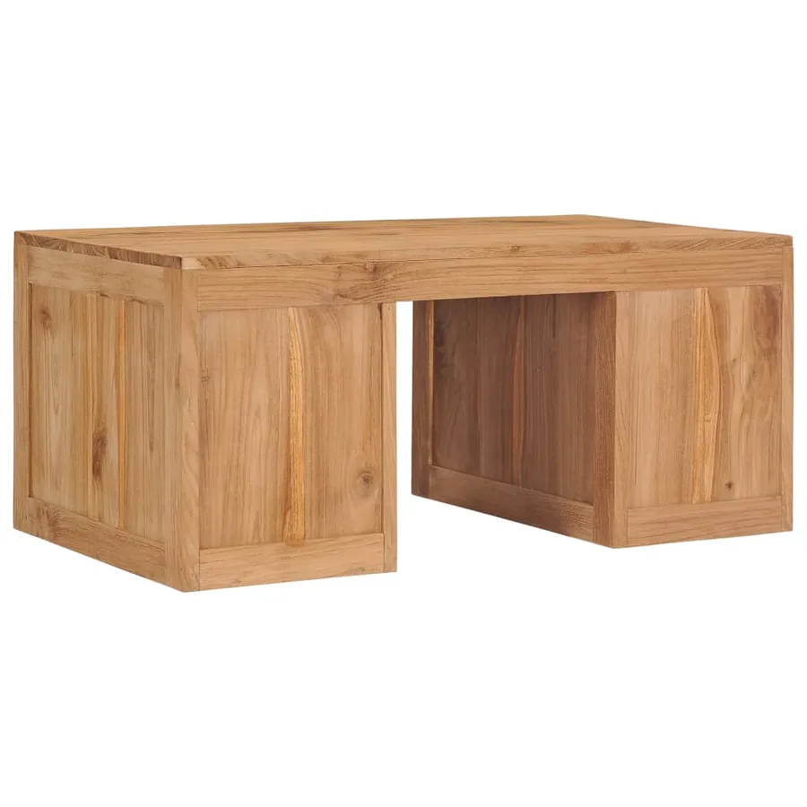 Table basse 90x50x40 cm bois de teck massif - 5