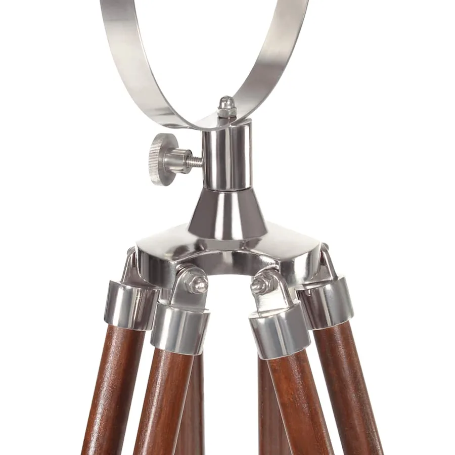 Lampadaire à trépied bois de manguier massif 180 cm - 11