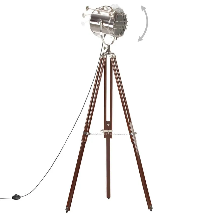 Lampadaire à trépied bois de manguier massif 180 cm - 3