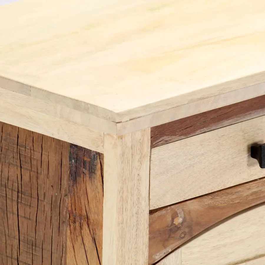 Meuble TV 120 x 30 x 40 cm Bois de récupération massif - 5