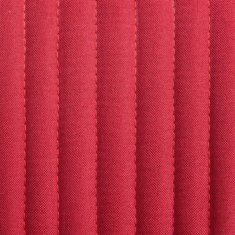 Chaises à manger lot de 6 rouge bordeaux tissu - 7