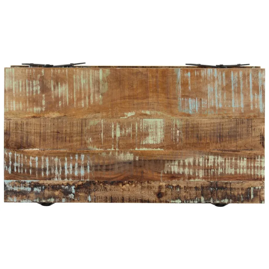 Table basse 115x60x40 cm Bois de récupération massif - 4