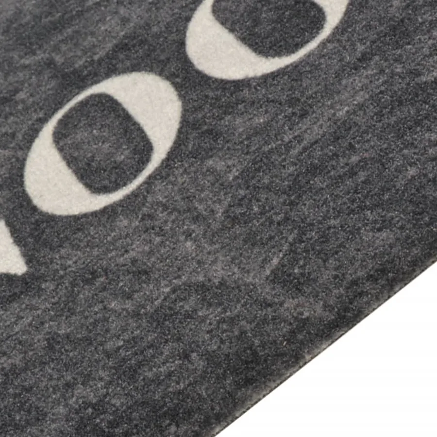 Tapis de cuisine lavable impression cuisine noir 45x150 cm - 3