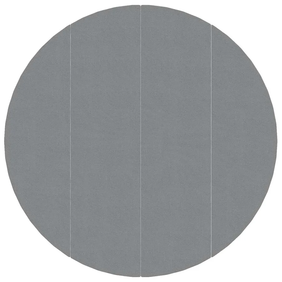 Bâche de piscine gris clair Ø428 cm géotextile polyester - 3
