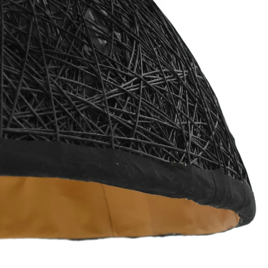 Lampe suspendue Noir et doré Ø70 cm E27 - 6