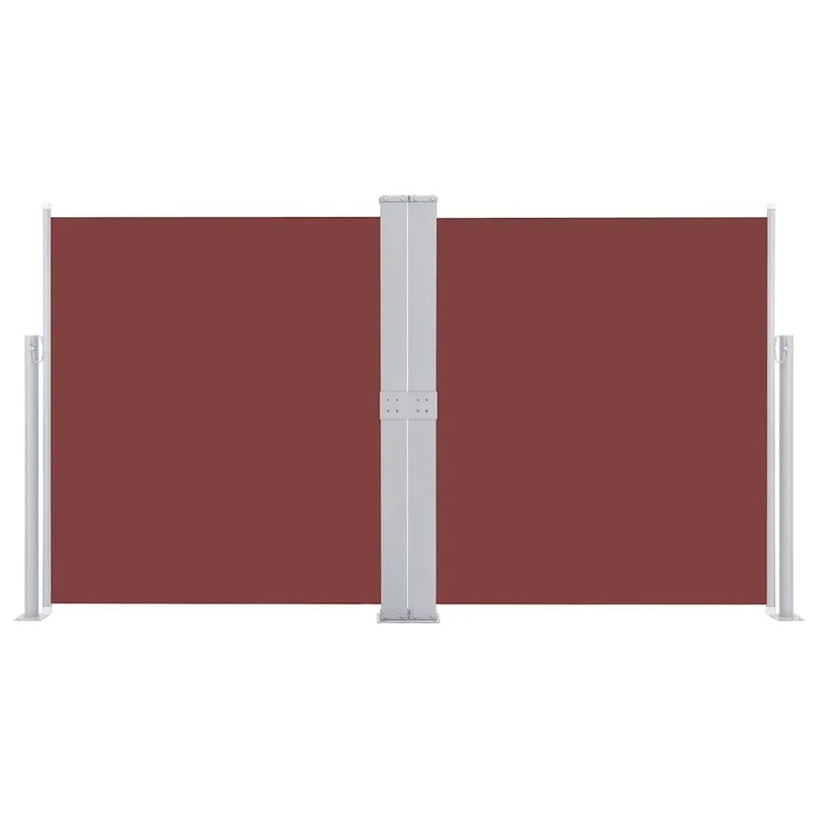 Auvent latéral rétractable Marron 140 x 600 cm - 3