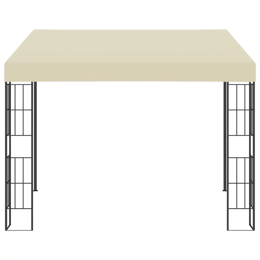 Belvédère mural 3x3 m Crème Tissu - 2