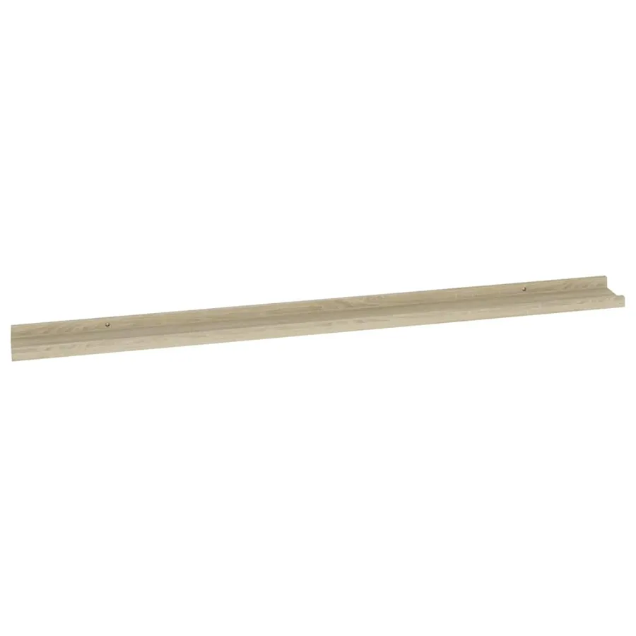 Étagères murales 2 pcs chêne sonoma 115x9x3 cm - 5