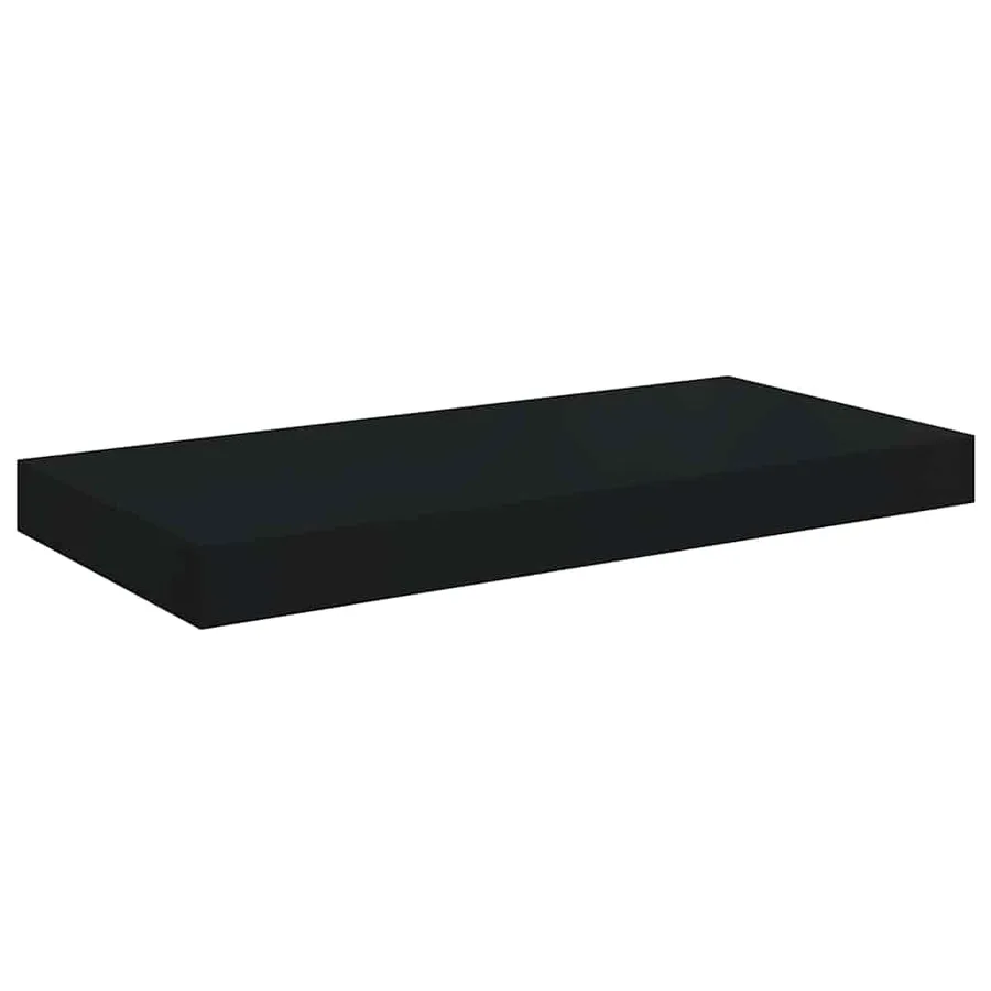 Étagère murale flottante noir 50x23,5x3,8 cm MDF - 2