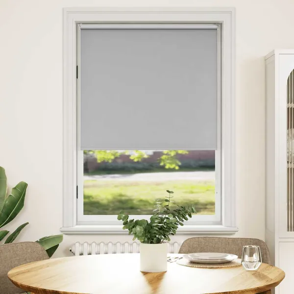 Store enrouleur occultant 124,4 x 175 cm, largeur du tissu 120 cm, gris