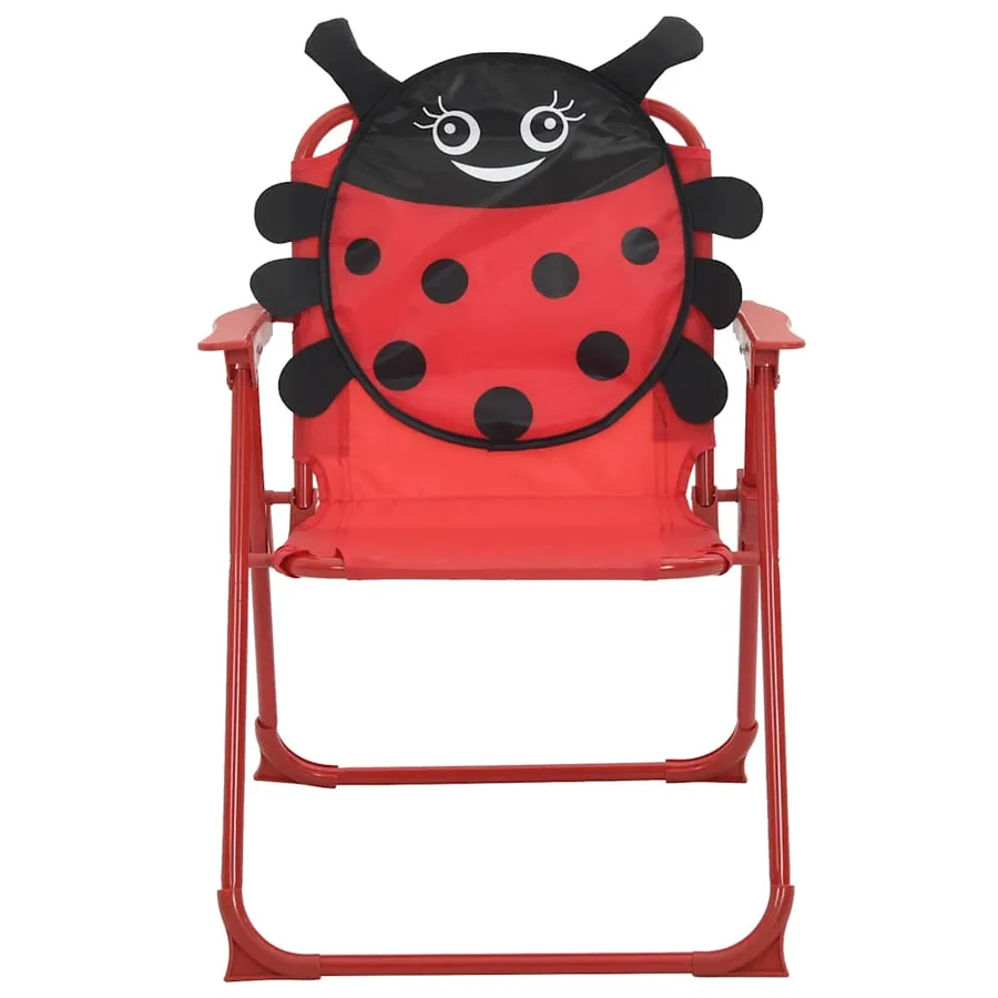 Jeu de bistro avec parasol pour enfants 3 pcs Rouge - 4