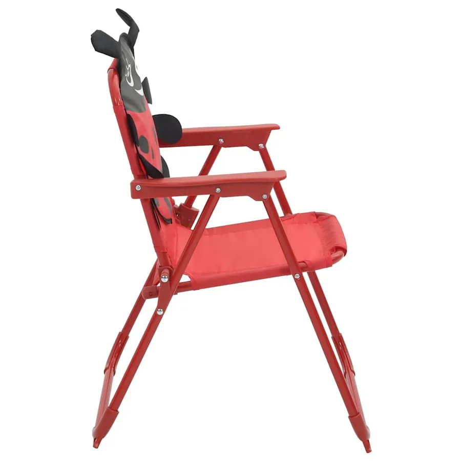 Jeu de bistro avec parasol pour enfants 3 pcs Rouge - 8