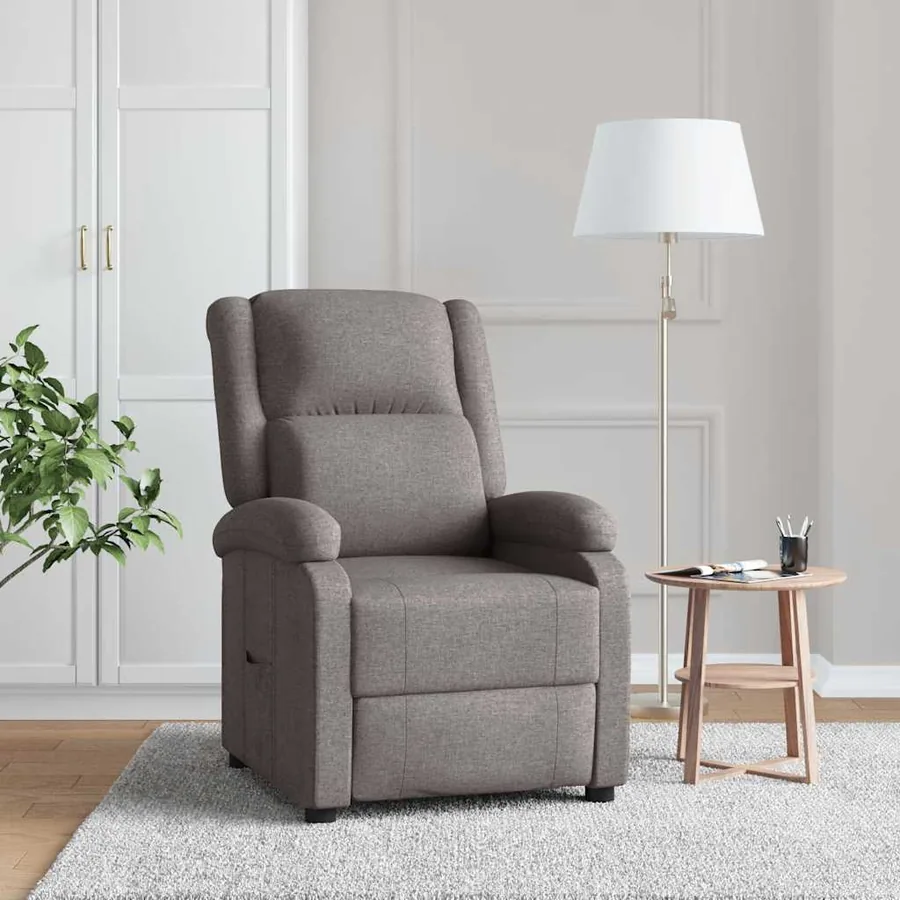 Fauteuil inclinable Taupe Tissu