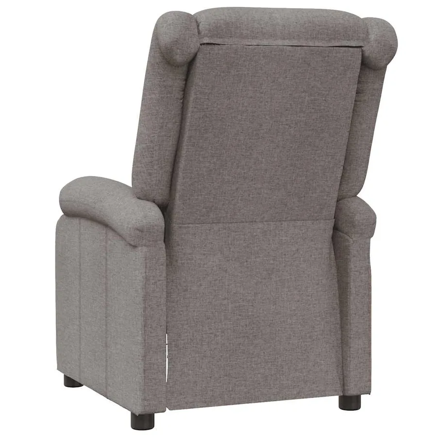 Fauteuil inclinable Taupe Tissu - 5