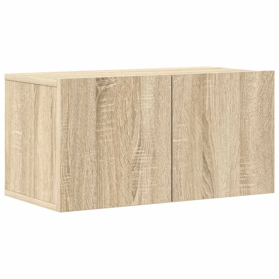 Ensemble de meubles TV 4 pcs Chêne sonoma Bois d'ingénierie - 9