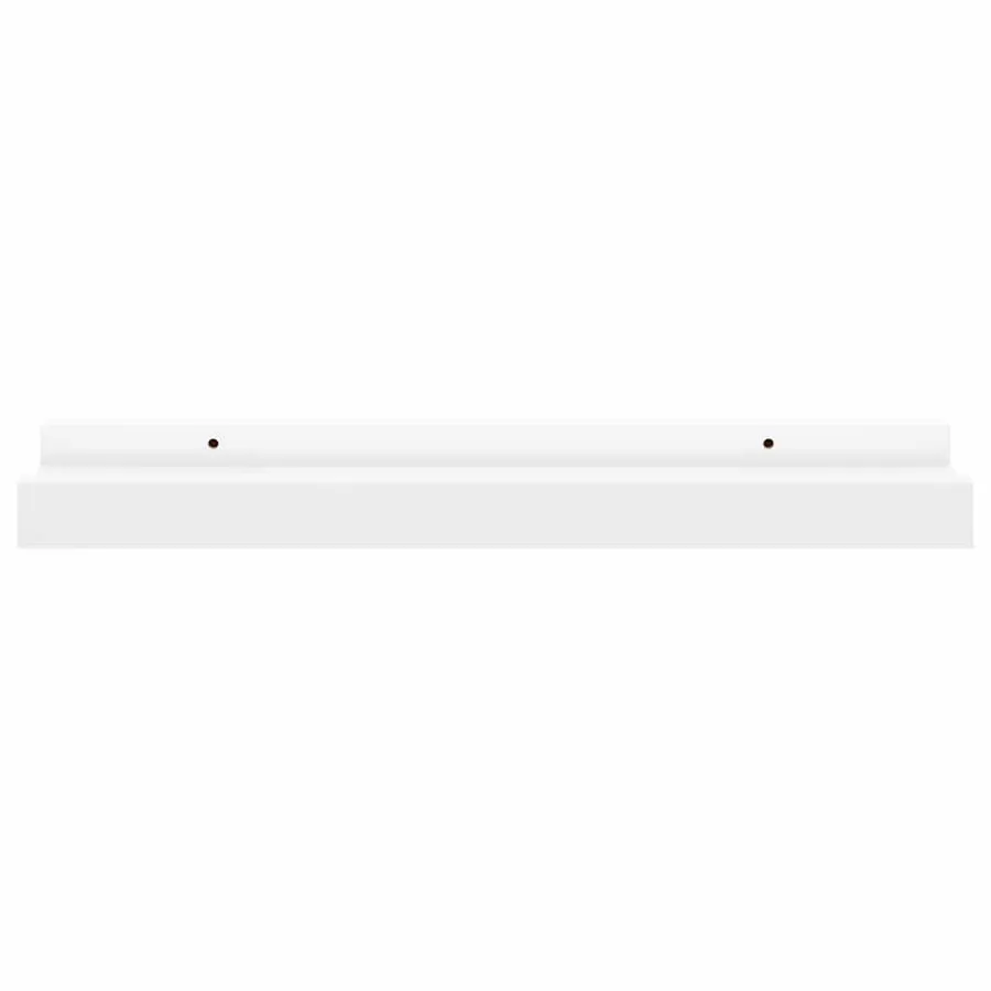 Étagères murales 4 pcs Blanc 40x9x3 cm - 5