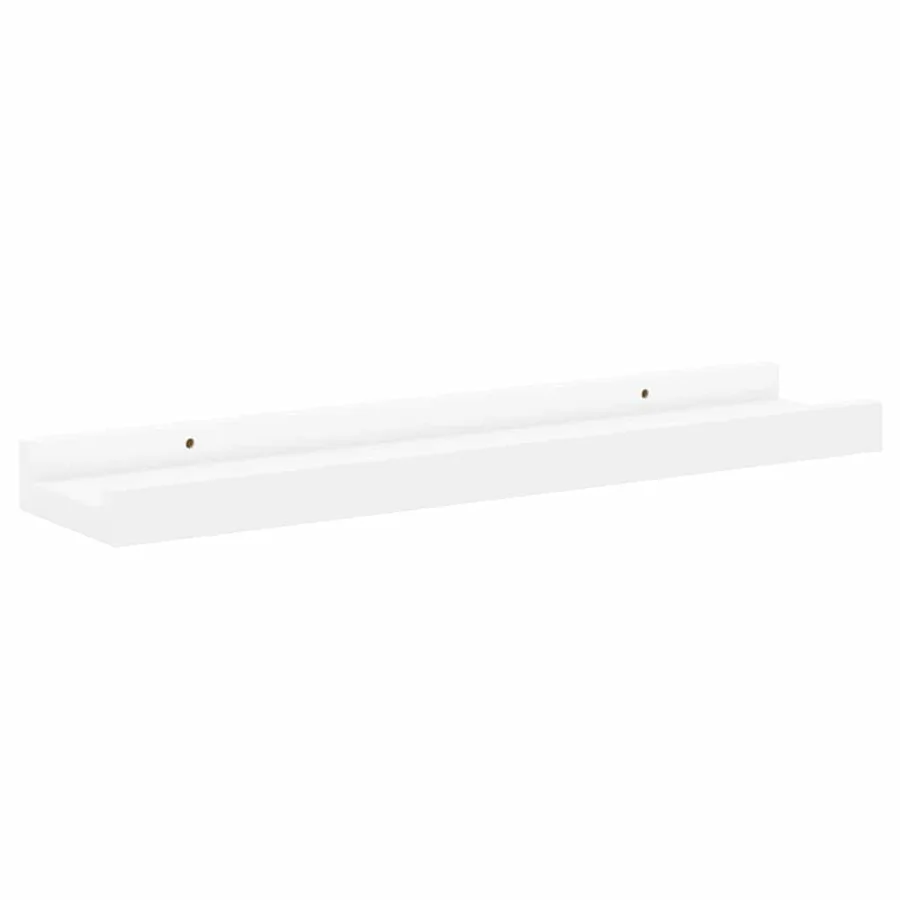 Étagères murales 4 pcs Blanc 40x9x3 cm - 7