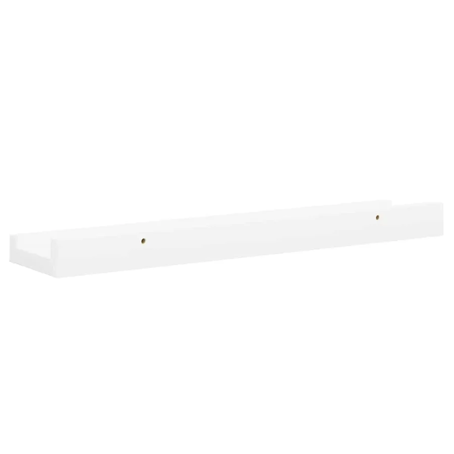 Étagères murales 4 pcs Blanc 40x9x3 cm - 8